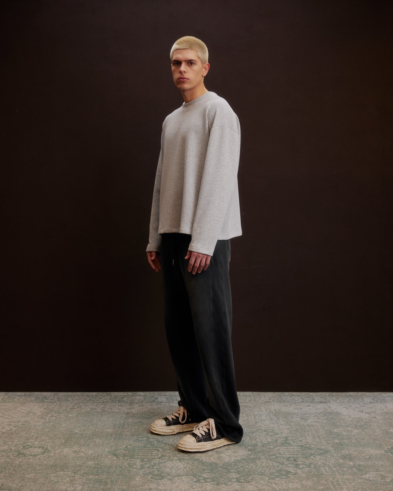 Long Sleeve Waffle Top