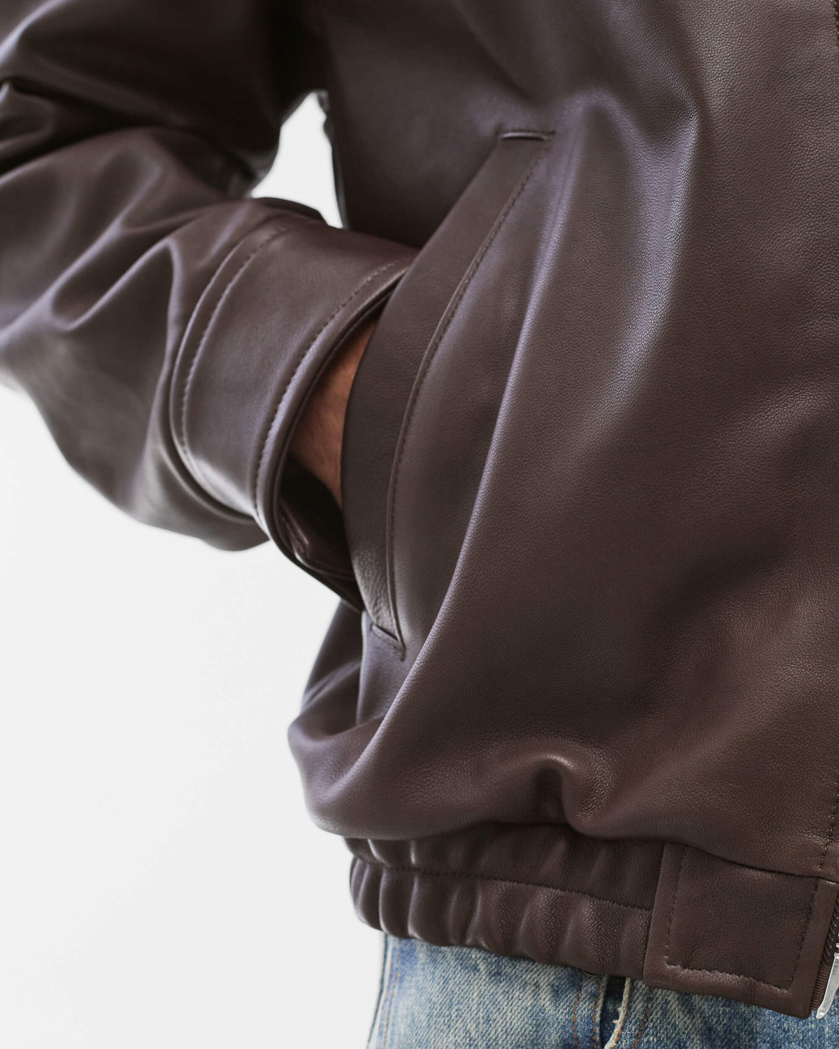 Nappa Lamb Leather Bomber