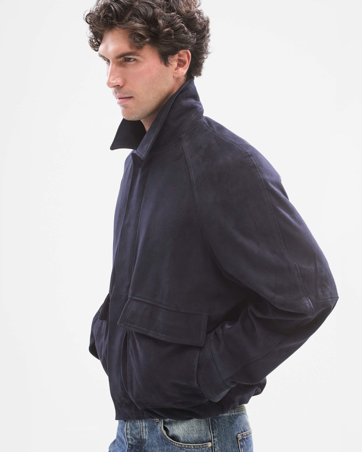 Suede Lamb Leather Jacket