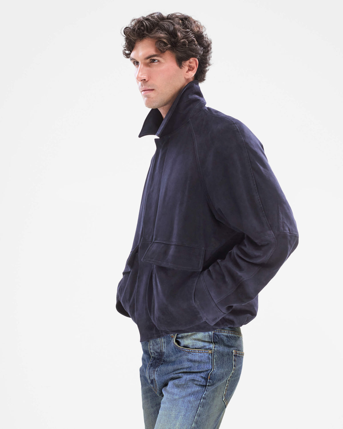 Suede Lamb Leather Jacket