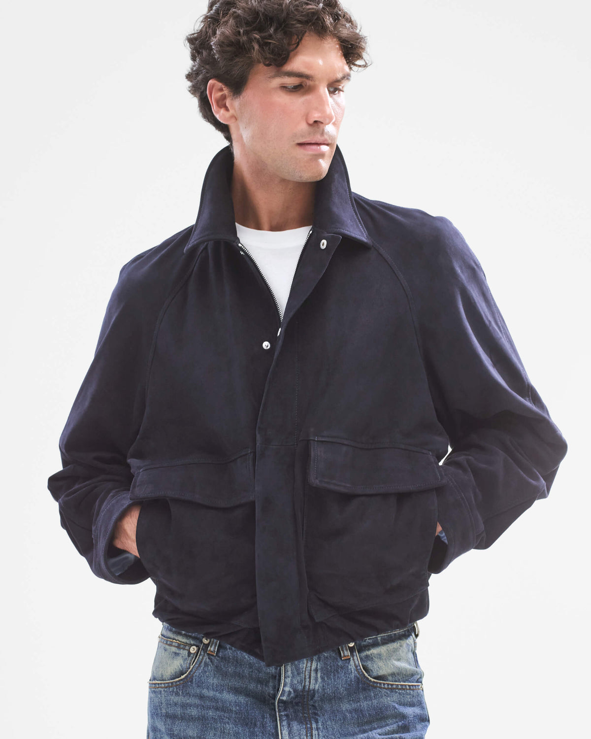 Suede Lamb Leather Jacket