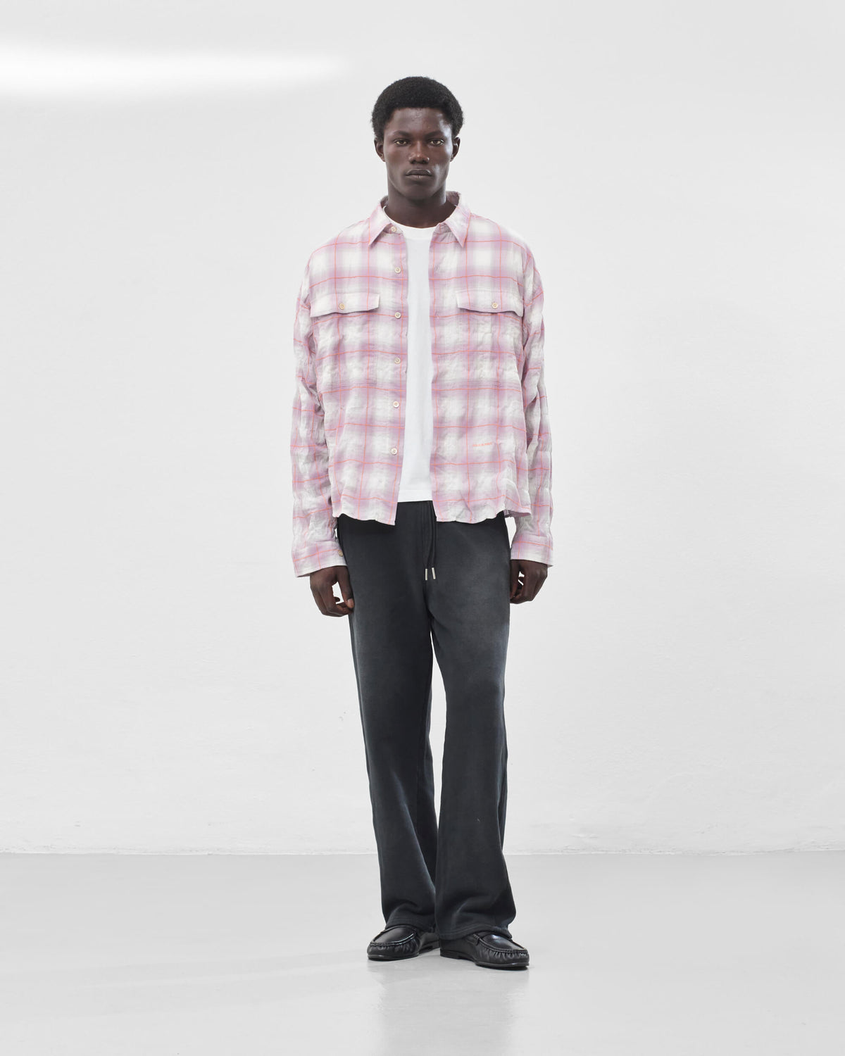 Lightweight Crinkle Overshirt