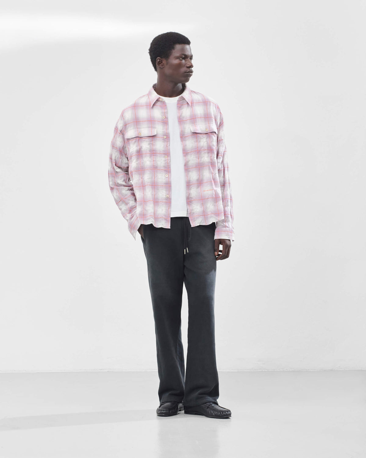 Lightweight Crinkle Overshirt