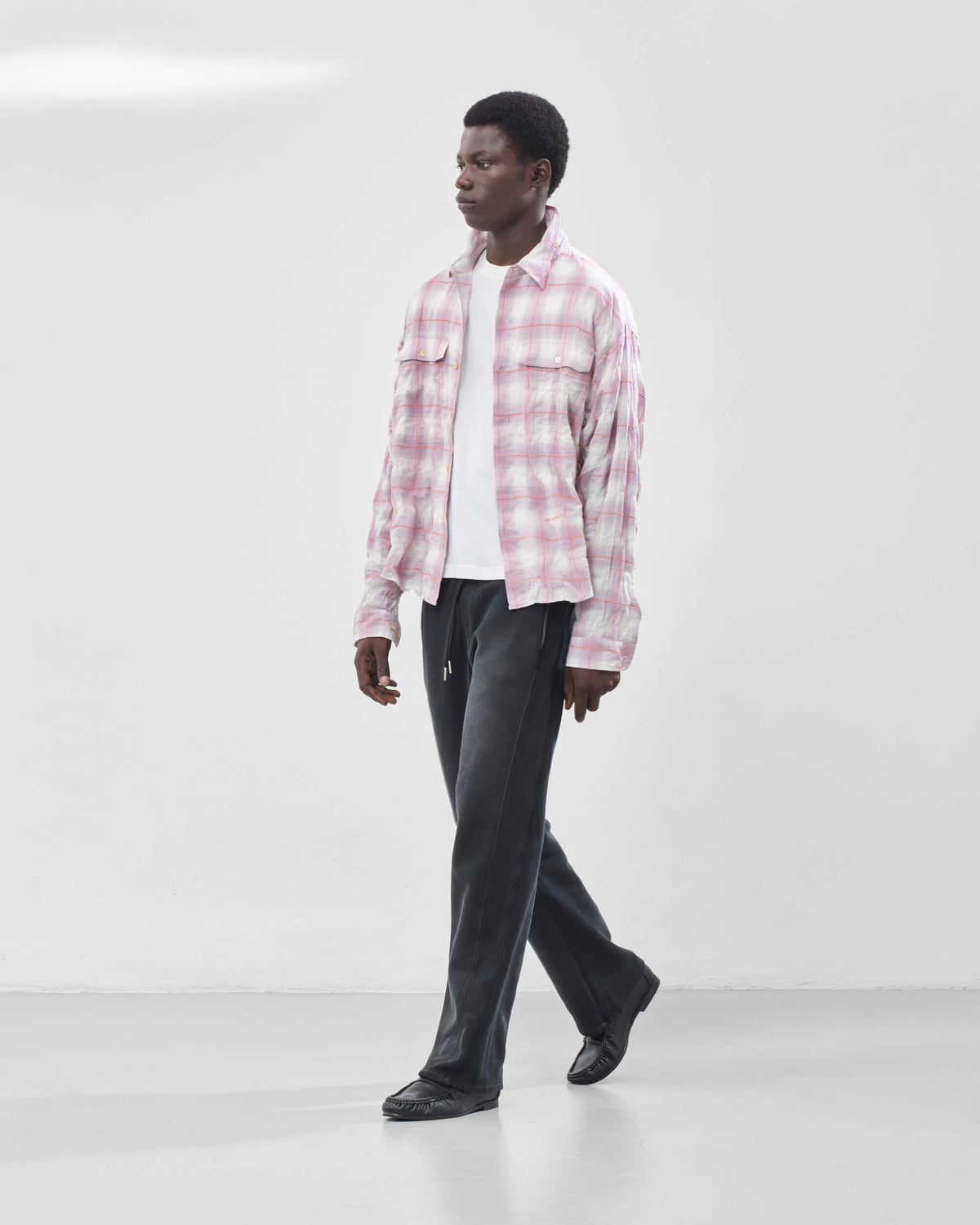 Lightweight Crinkle Overshirt