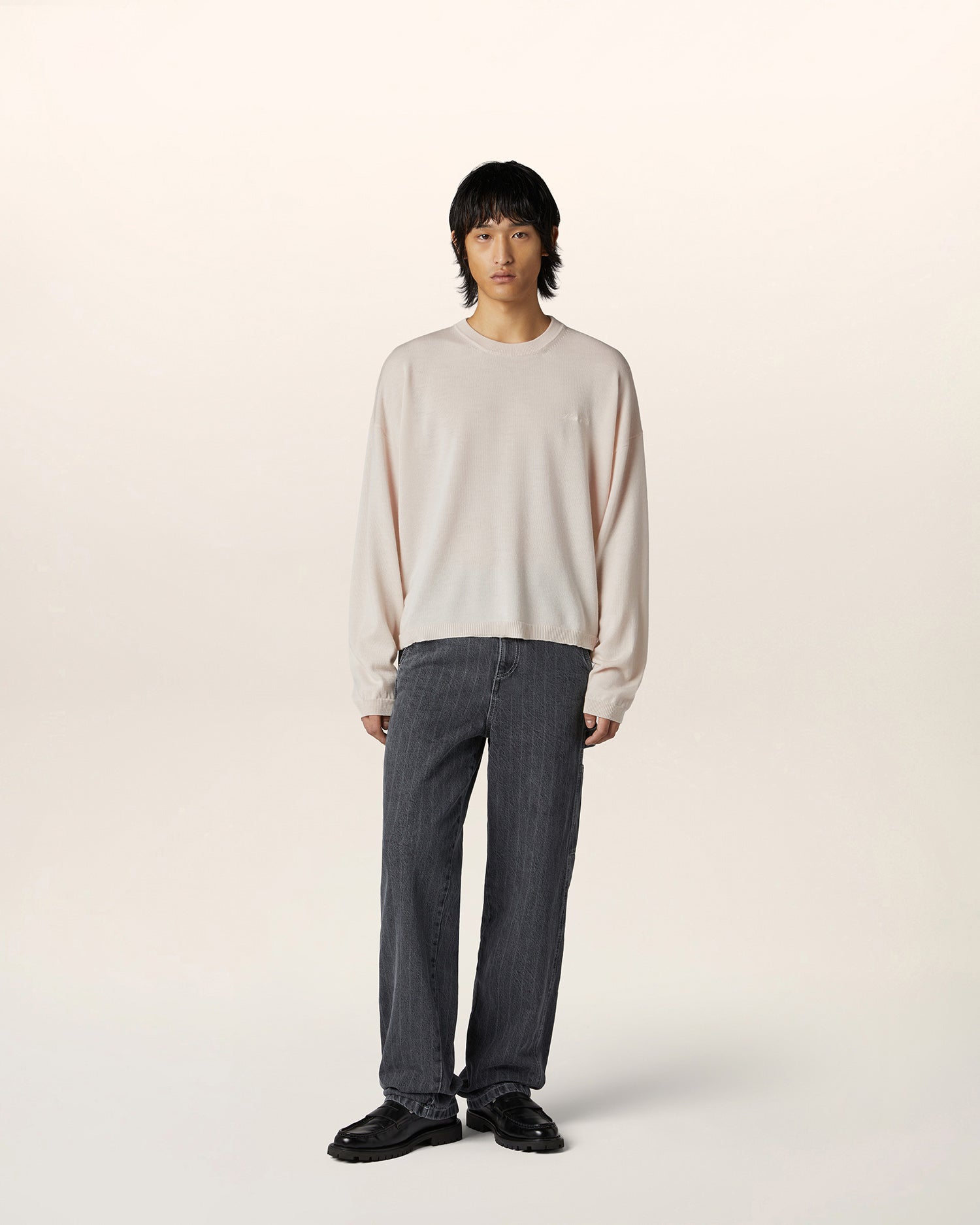 Cropped Merino Knit