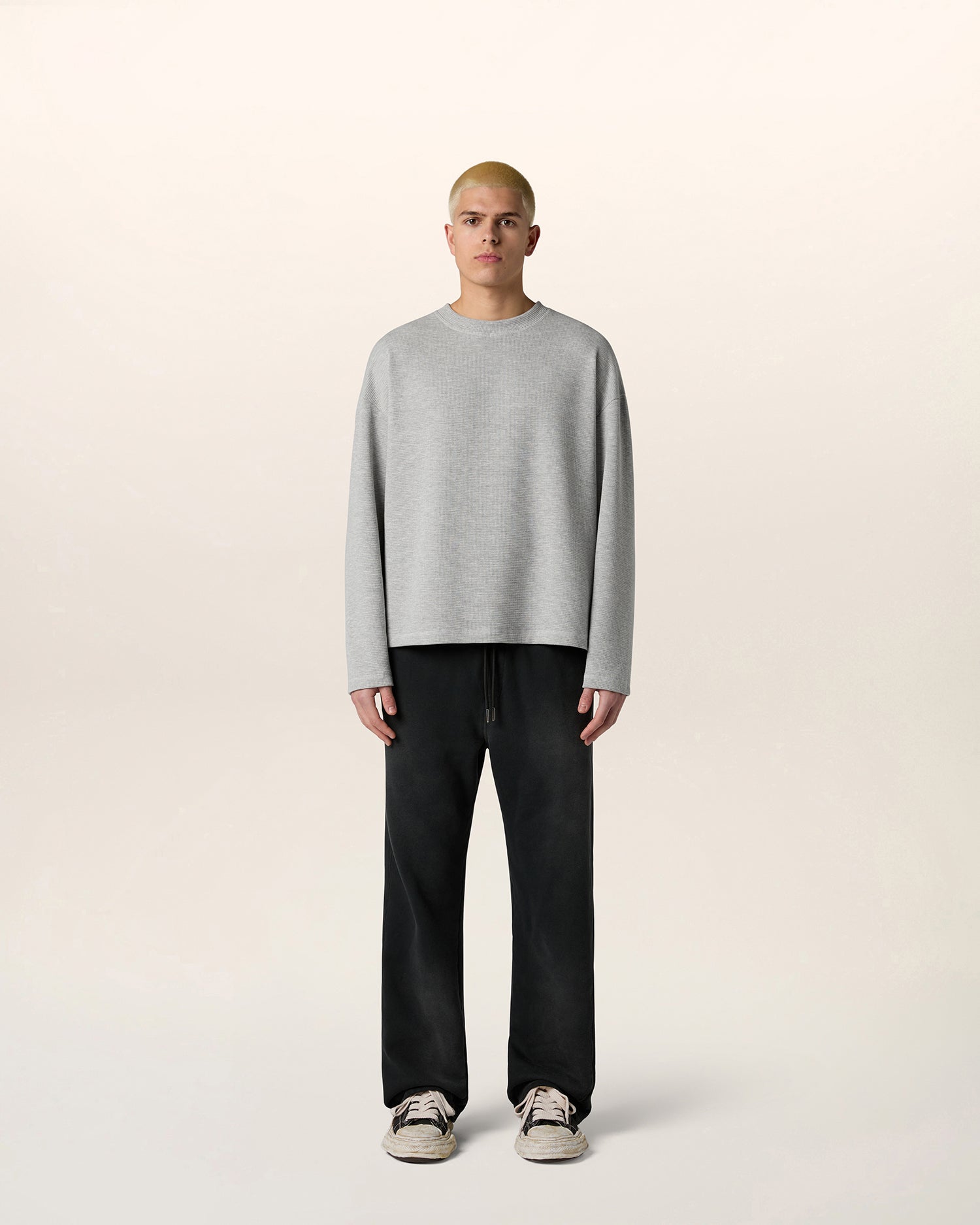 Long Sleeve Waffle Top