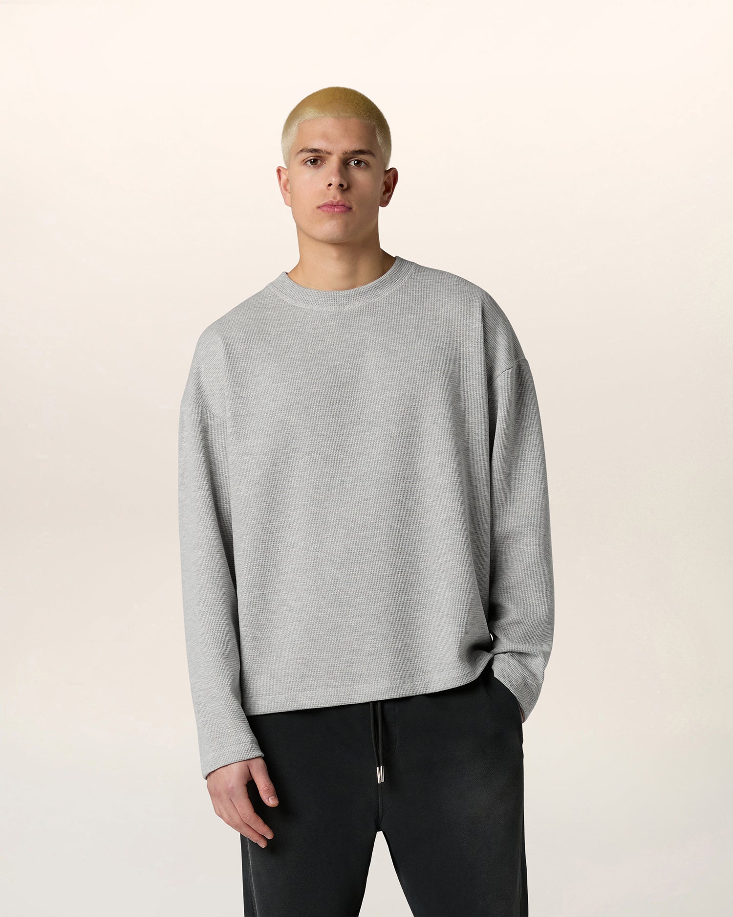 Long Sleeve Waffle Top