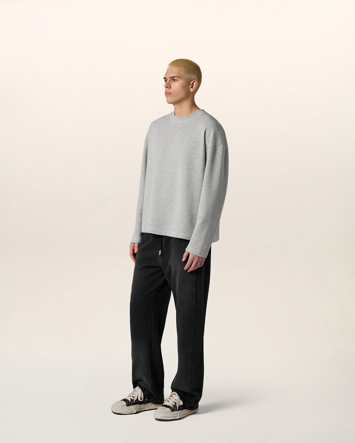 Long Sleeve Waffle Top