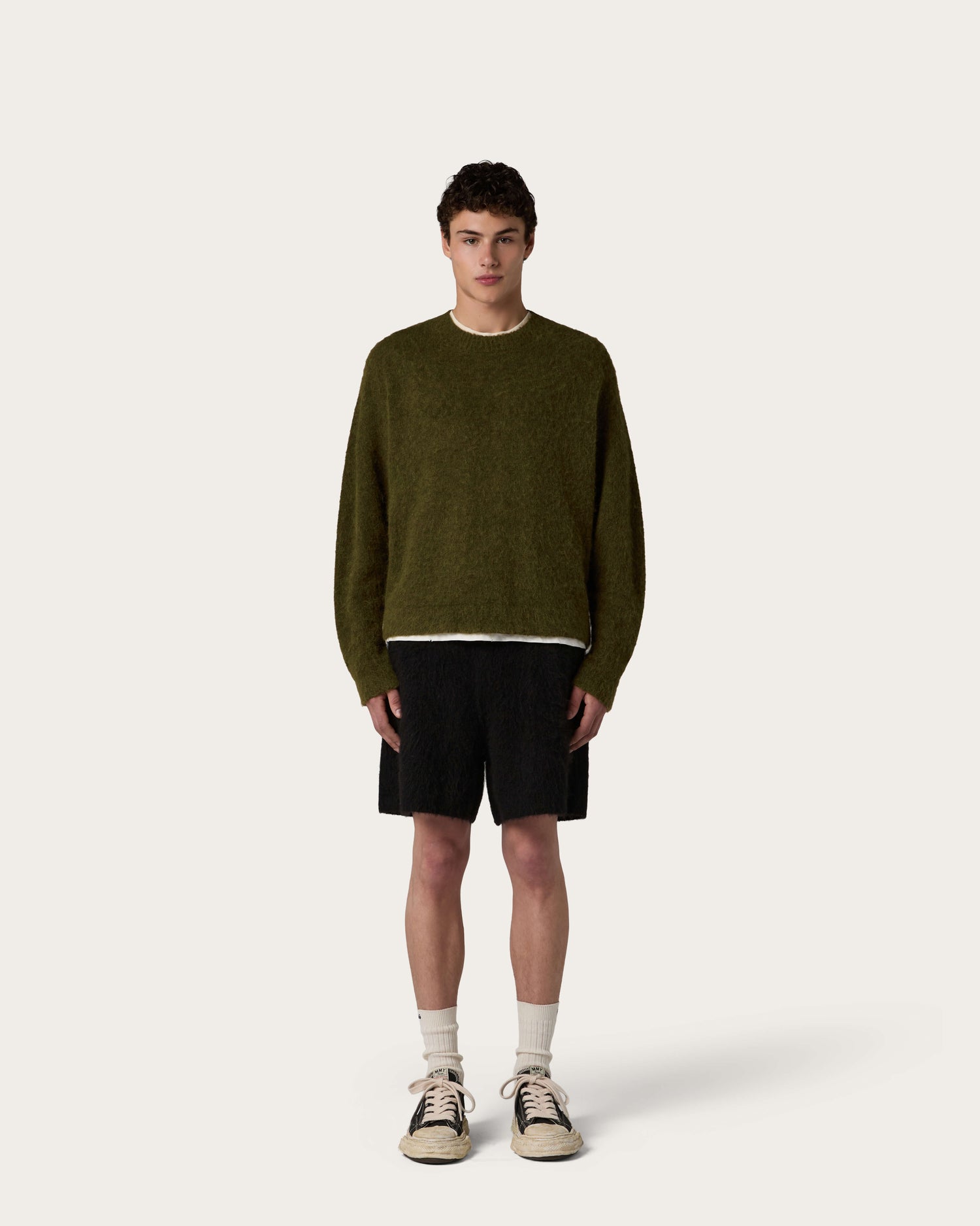 Brushed Alpaca Shorts