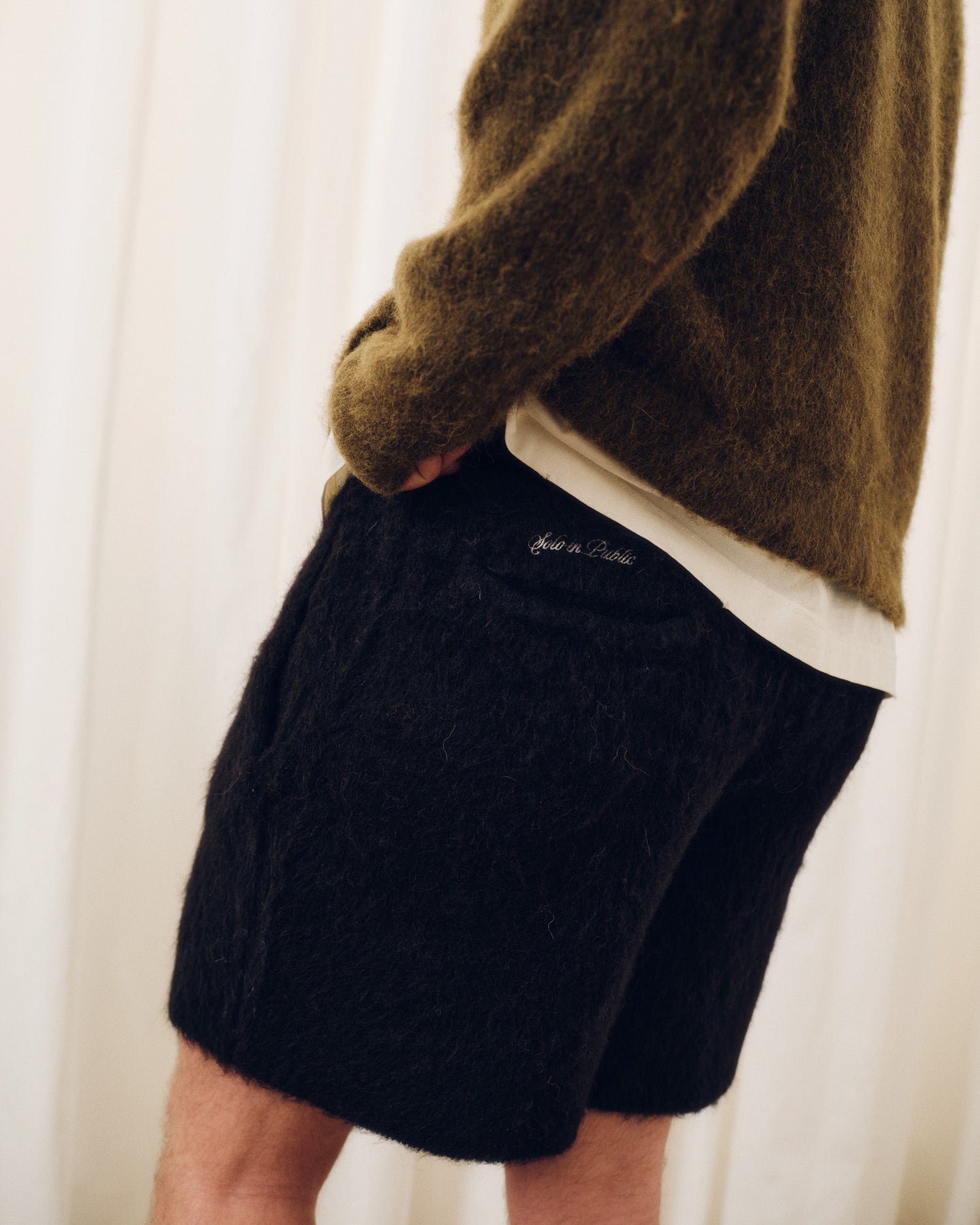 Brushed Alpaca Shorts