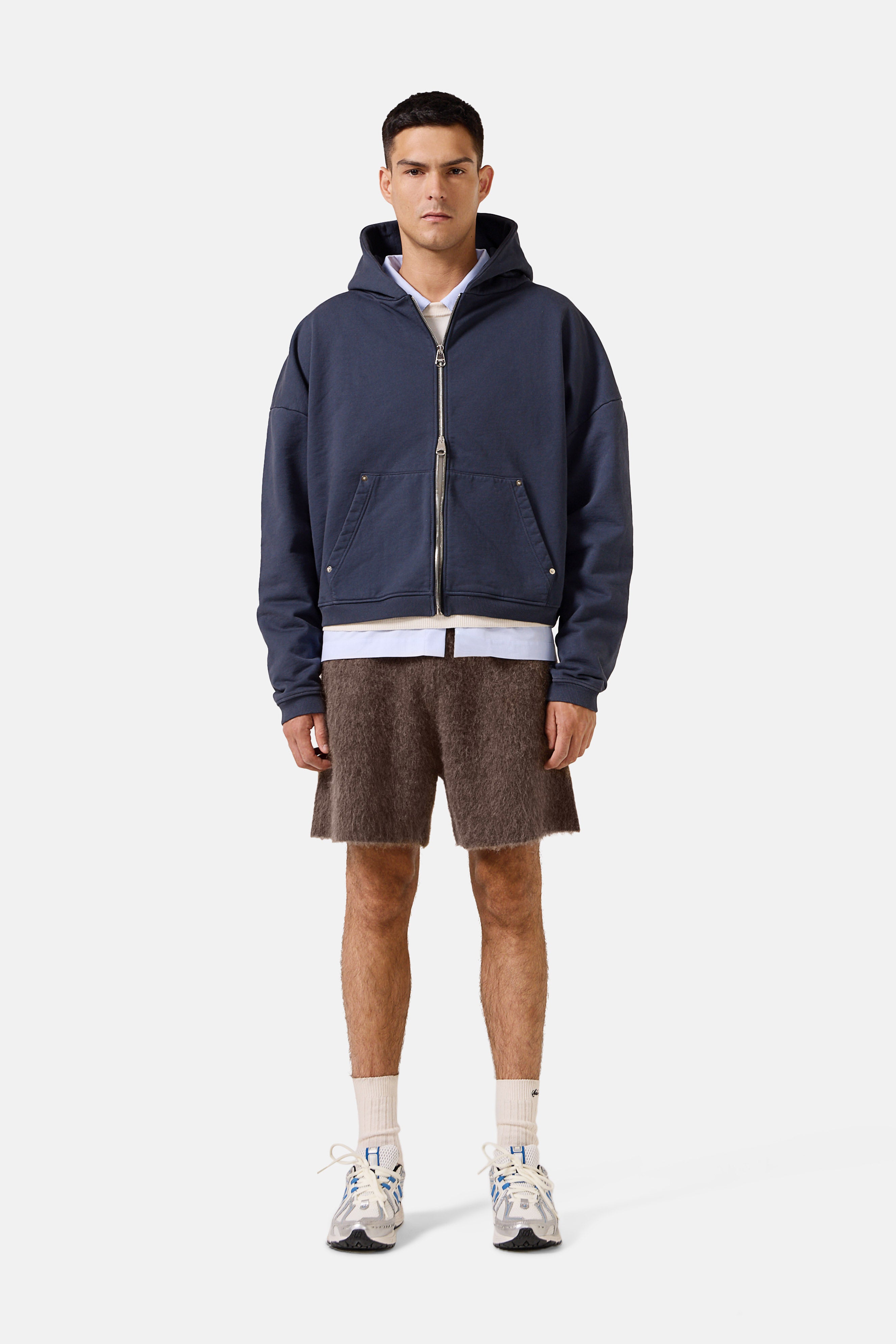 leinwande Boa Hand Knitted Shorts
