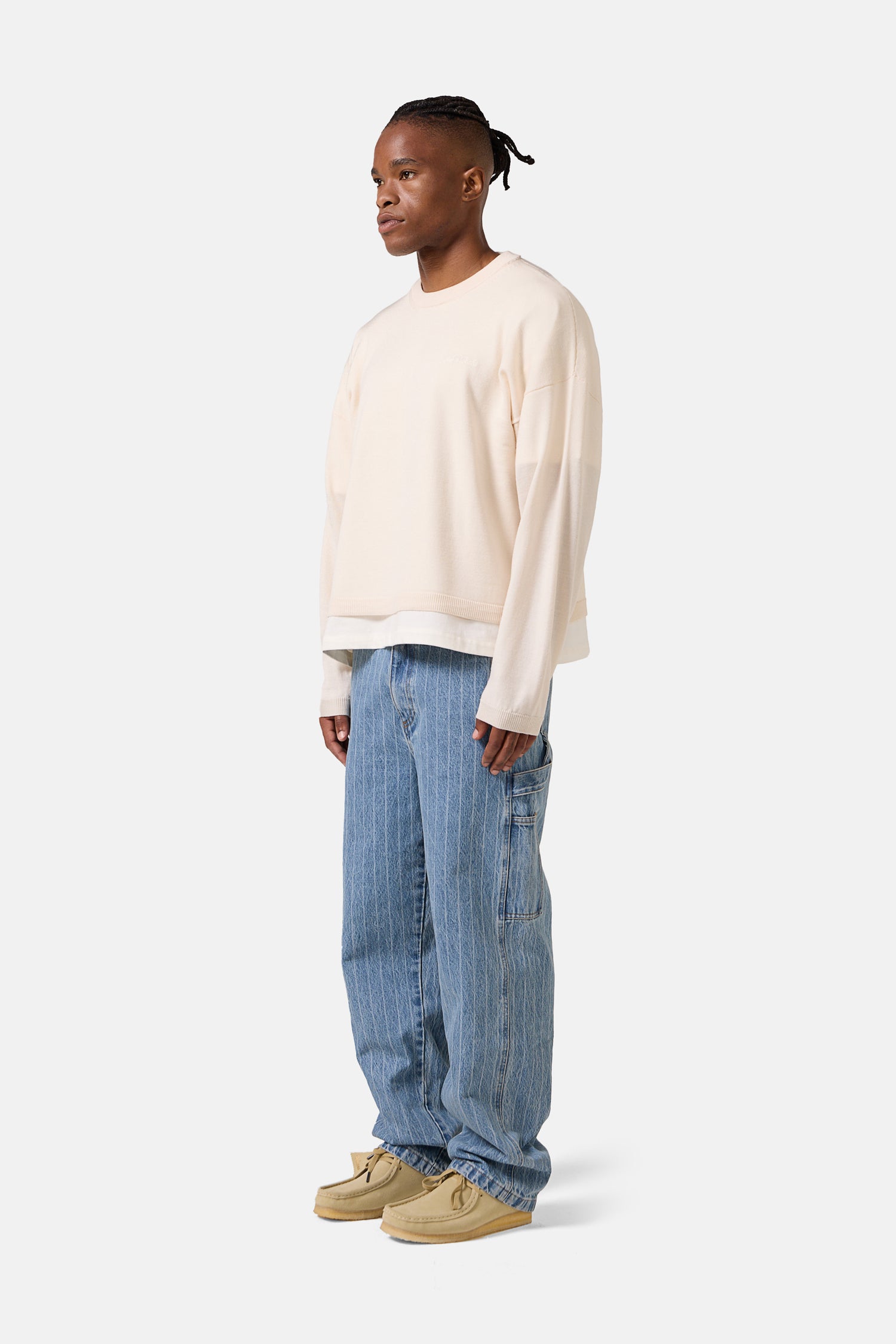 Cropped Merino Knit