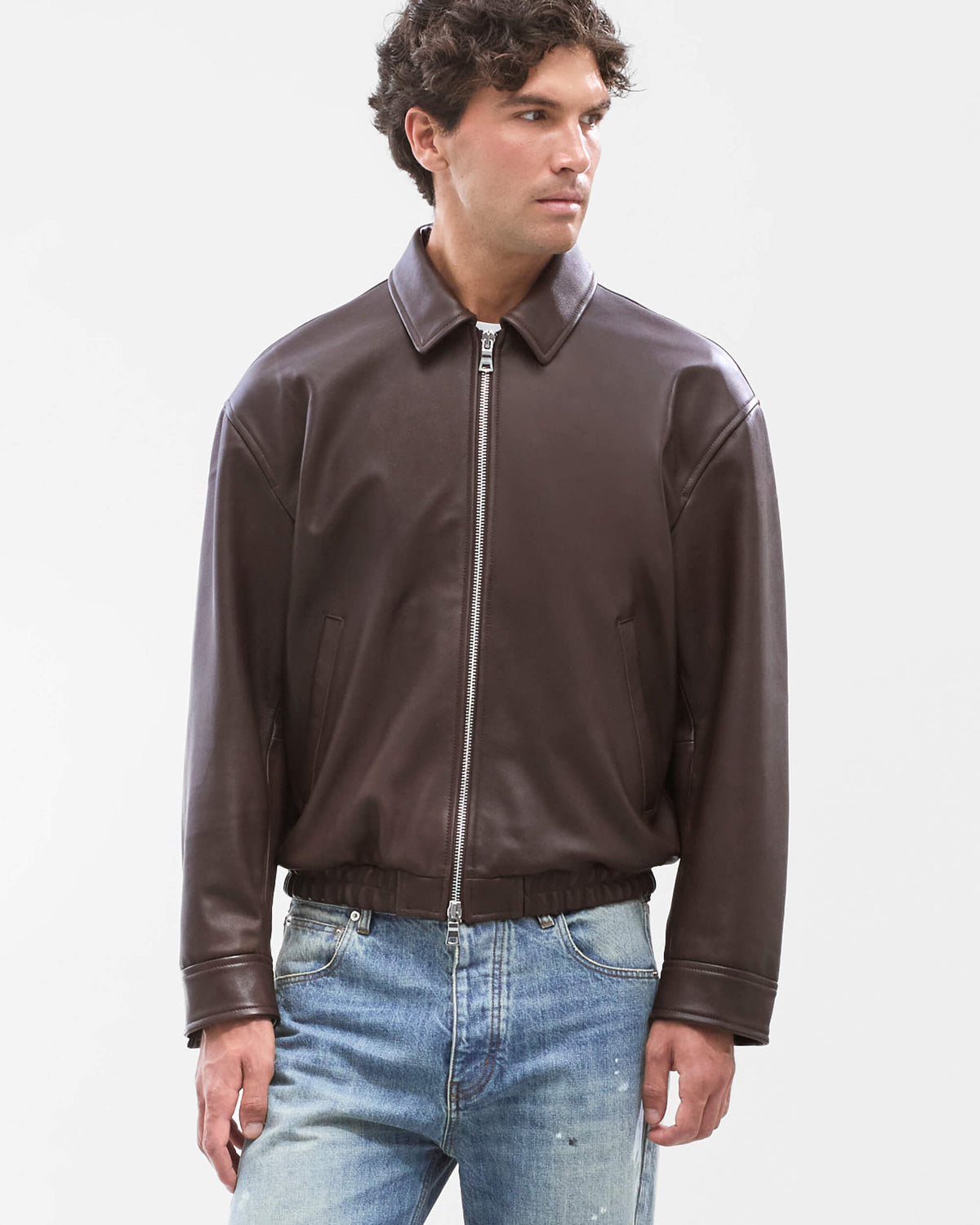 Nappa Lamb Leather Bomber