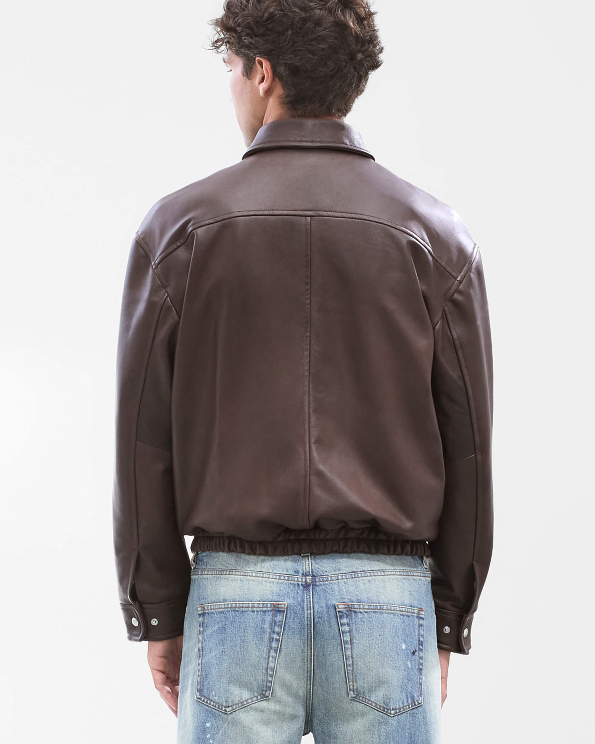 Nappa Lamb Leather Bomber