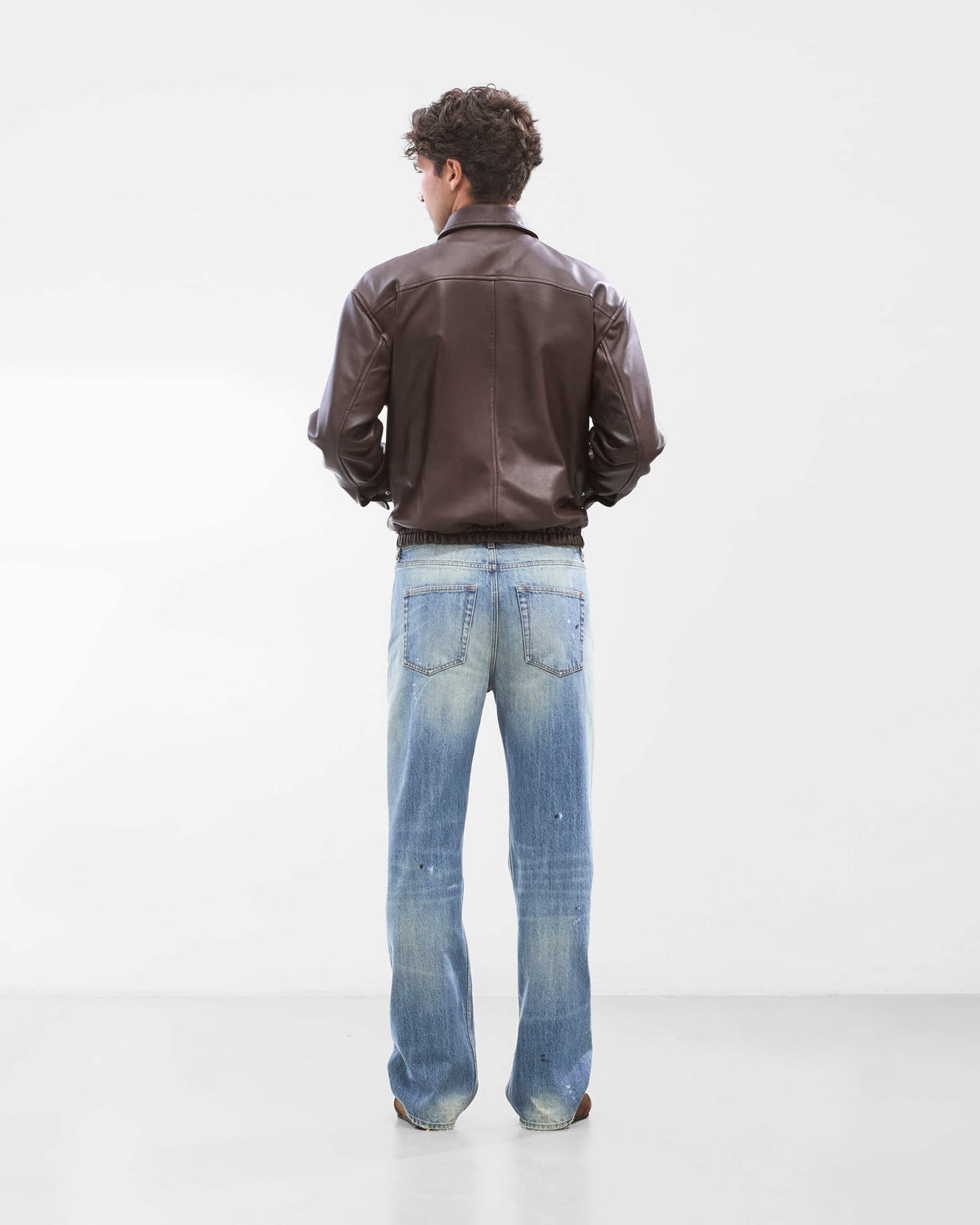 Nappa Lamb Leather Bomber