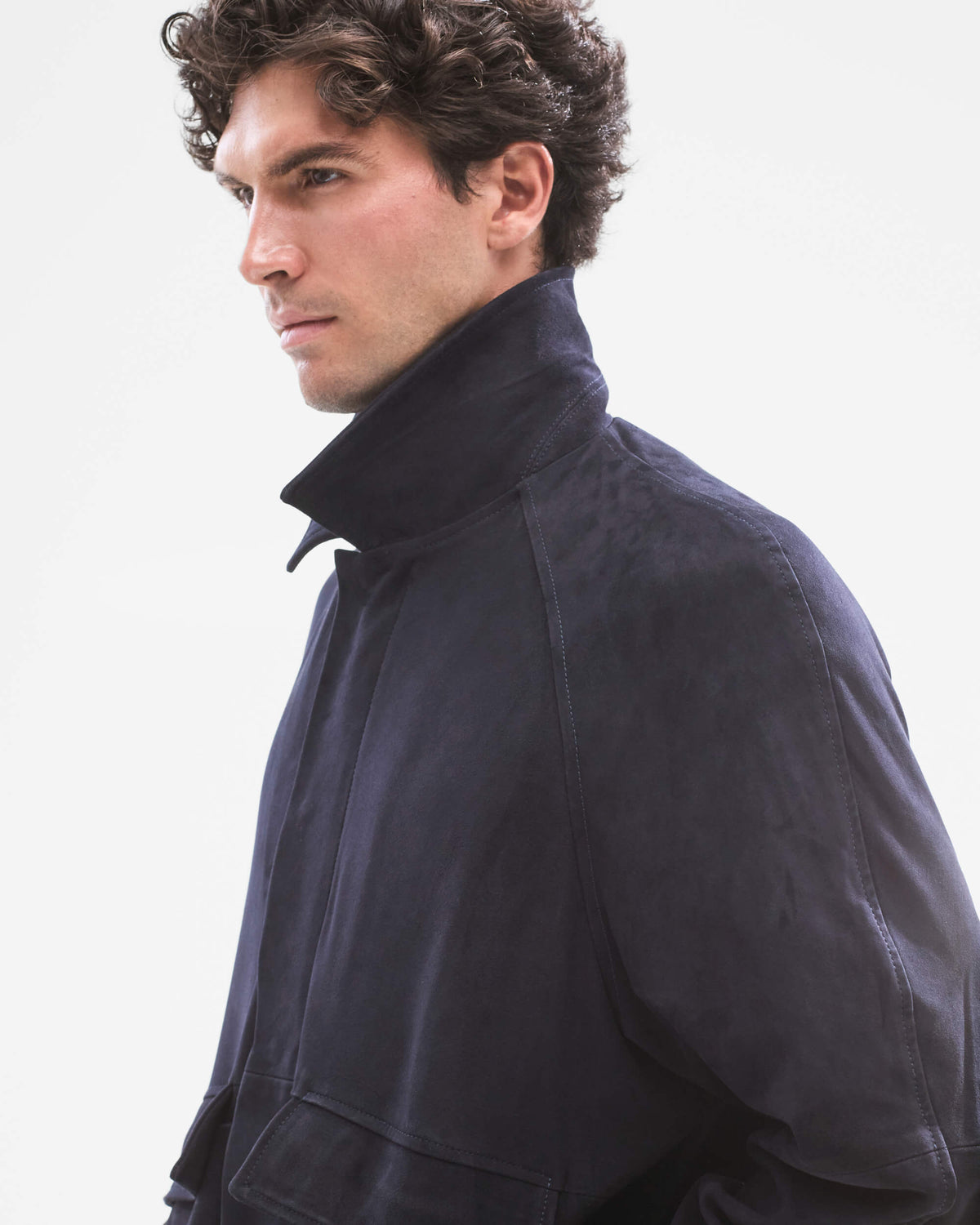 Suede Lamb Leather Jacket