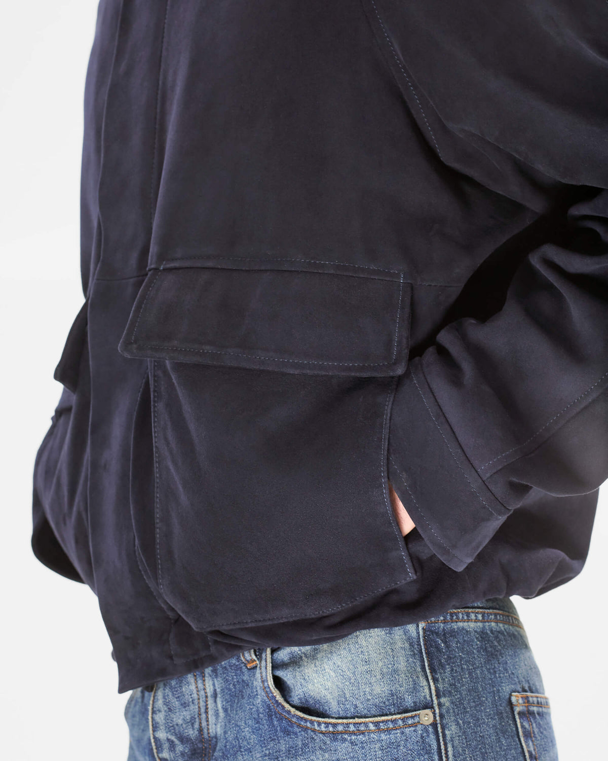 Suede Lamb Leather Jacket
