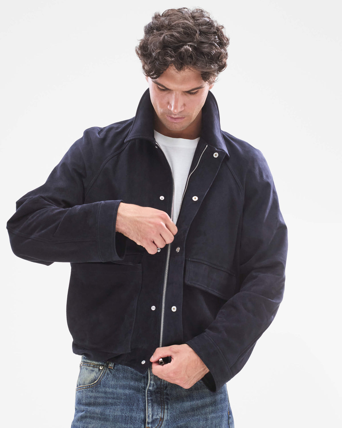 Suede Lamb Leather Jacket