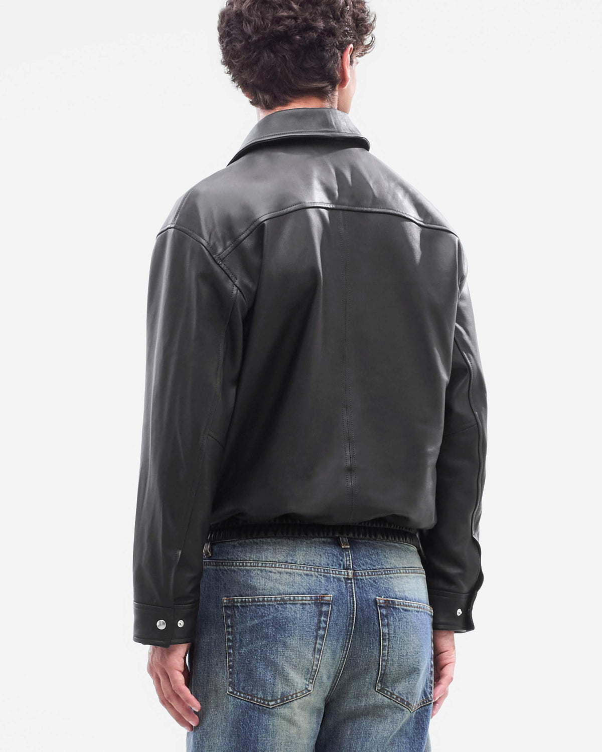 Nappa Lamb Leather Bomber