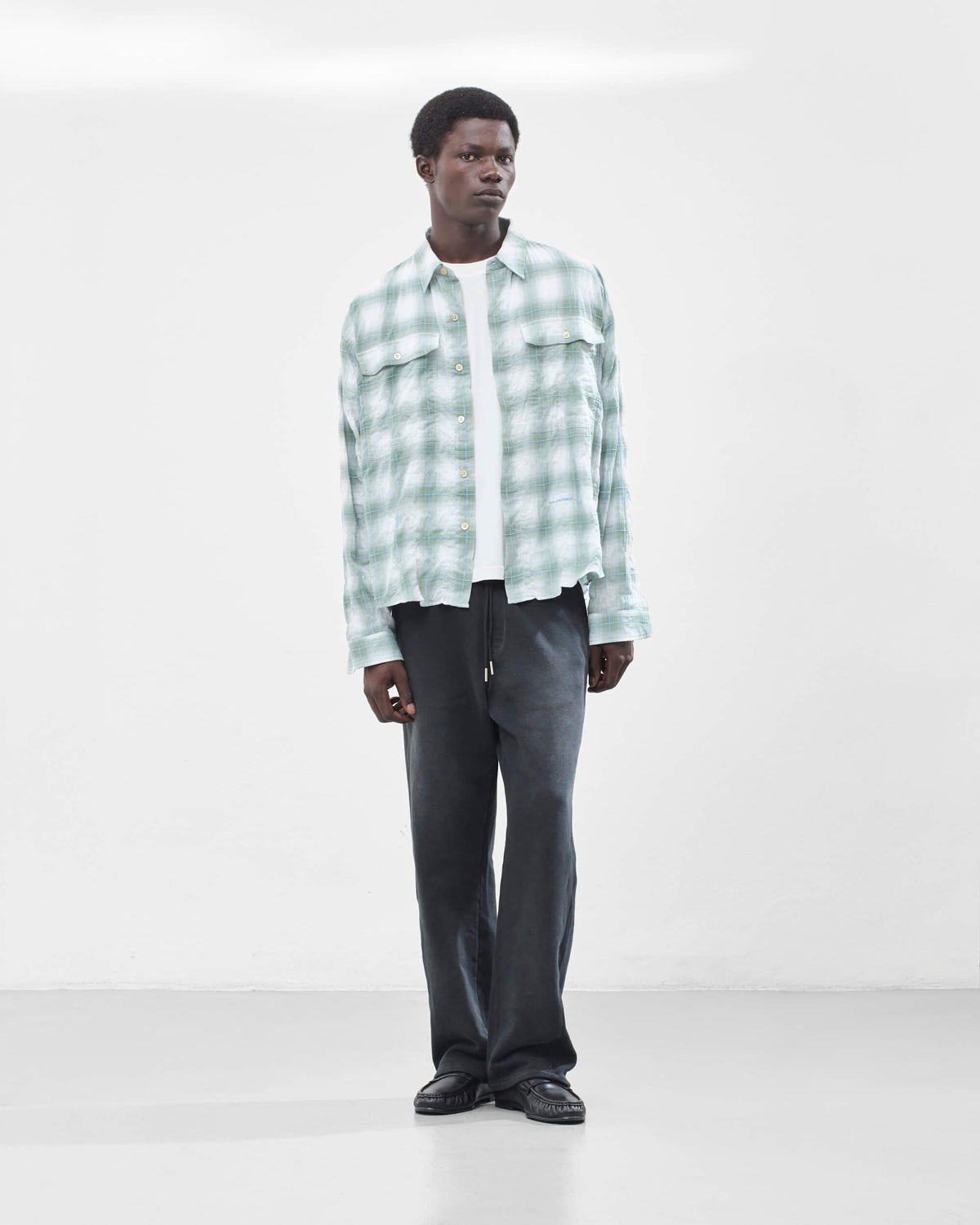 Lightweight Crinkle Overshirt