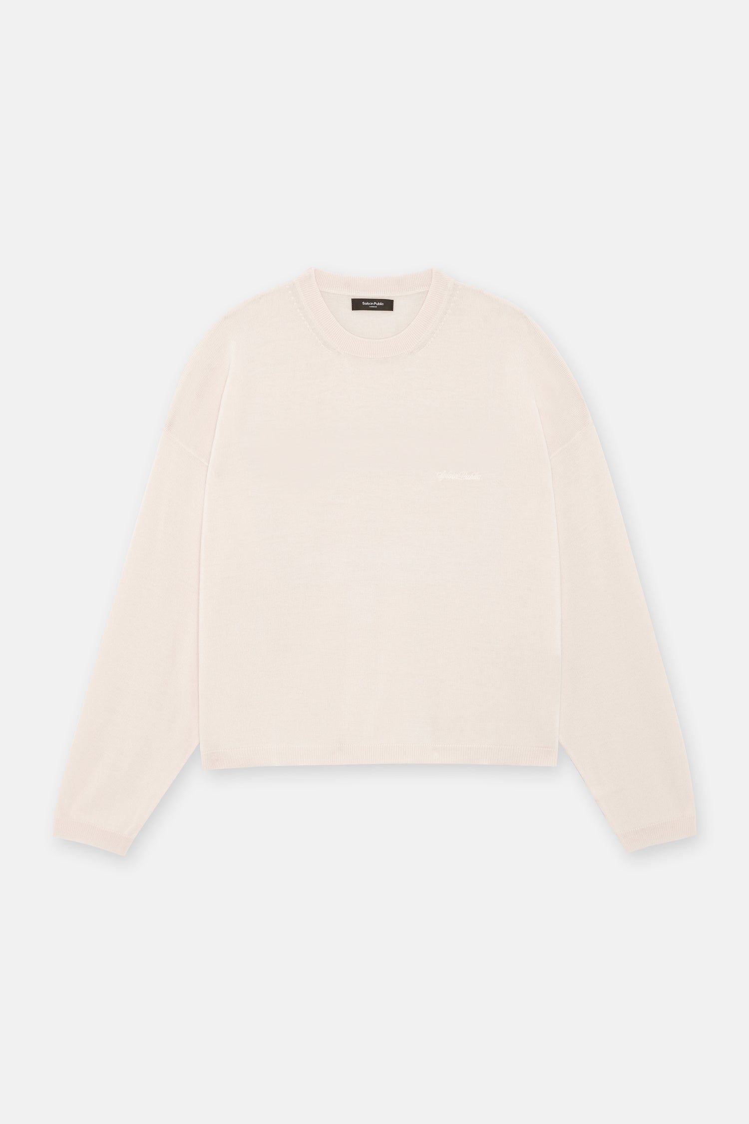 Cropped Merino Knit