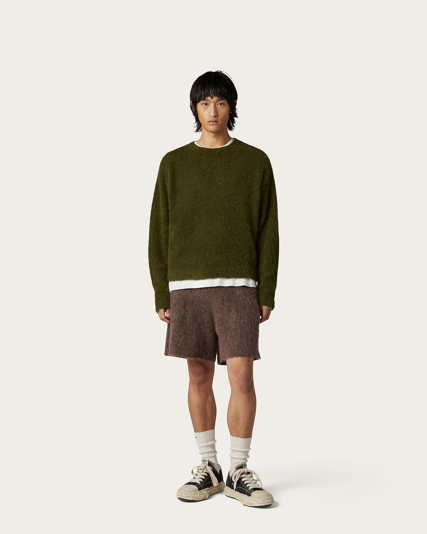 Brushed Alpaca Shorts