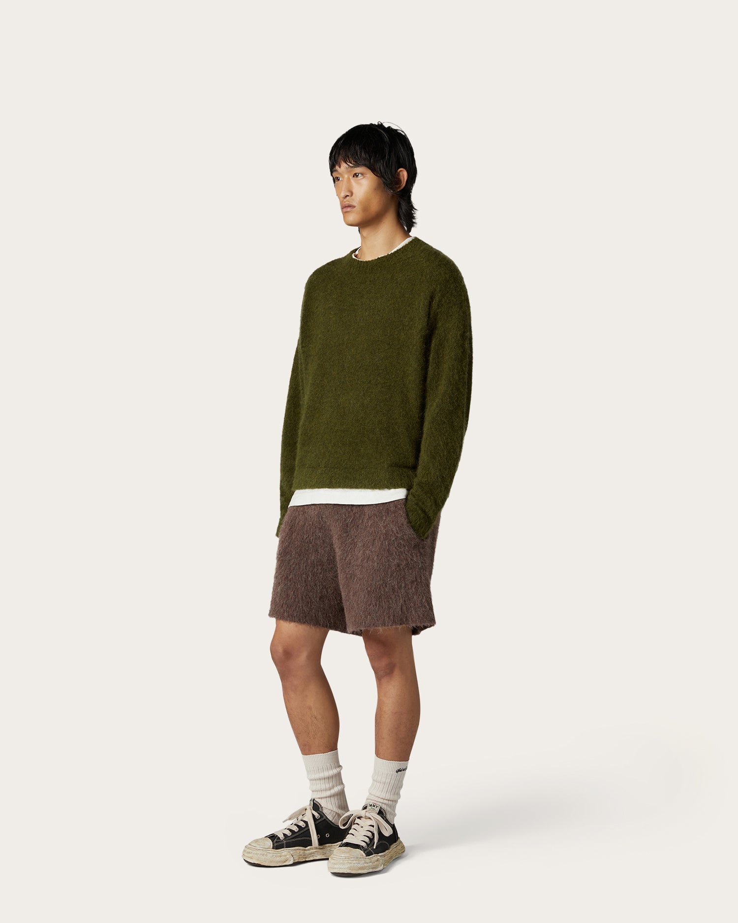 Brushed Alpaca Shorts