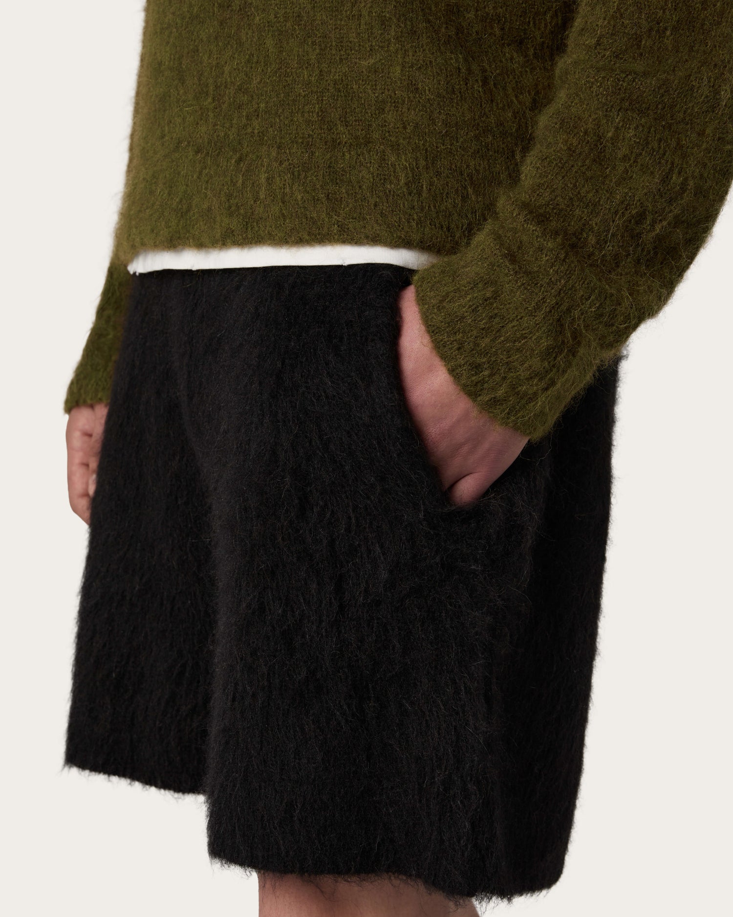 Brushed Alpaca Shorts