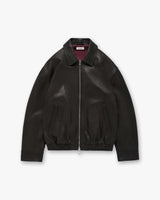 Nappa Lamb Leather Bomber