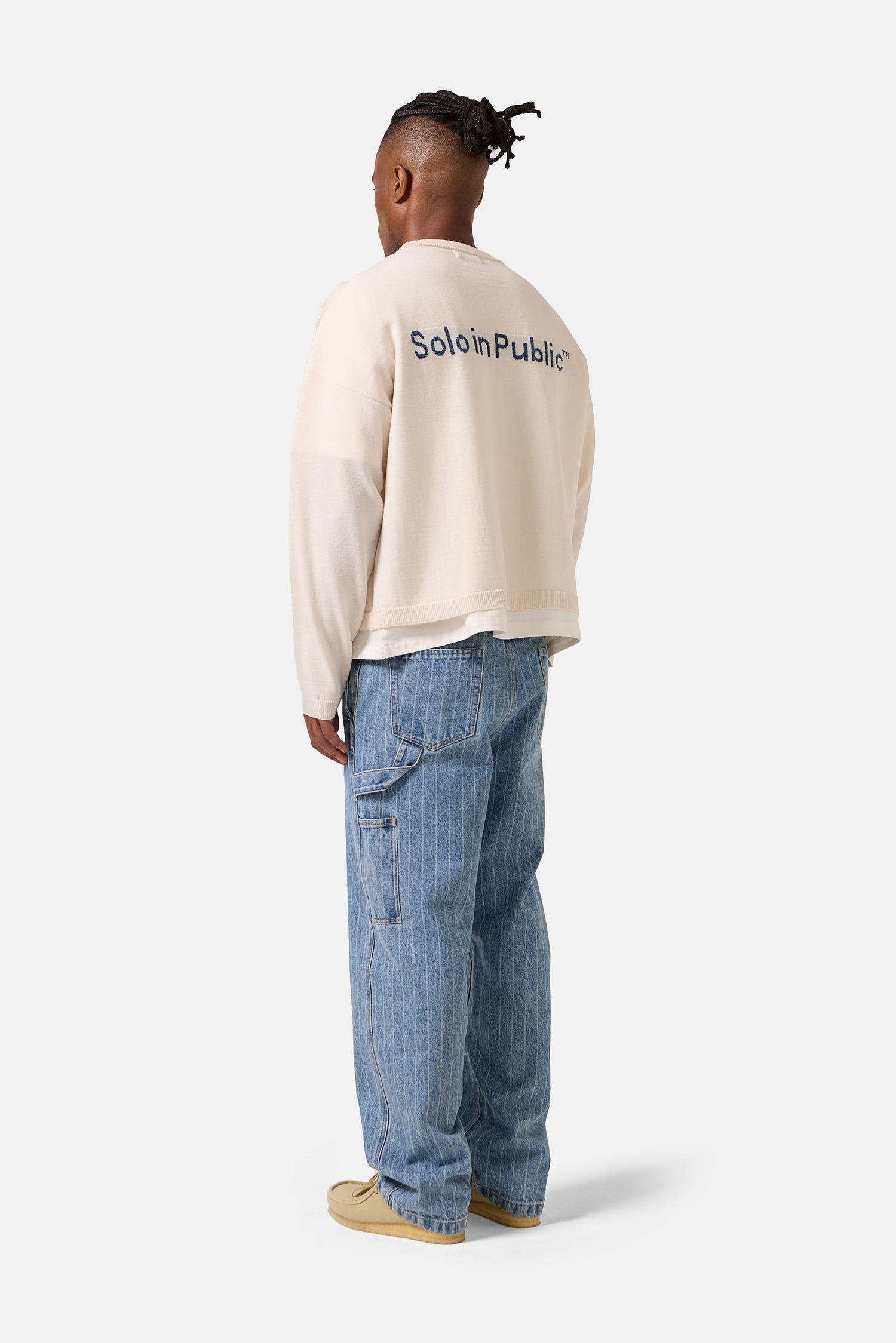 Cropped Merino Knit